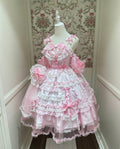Pink and white lace and ribbon dress with a touch of fairy charm #fairykei #kawaii