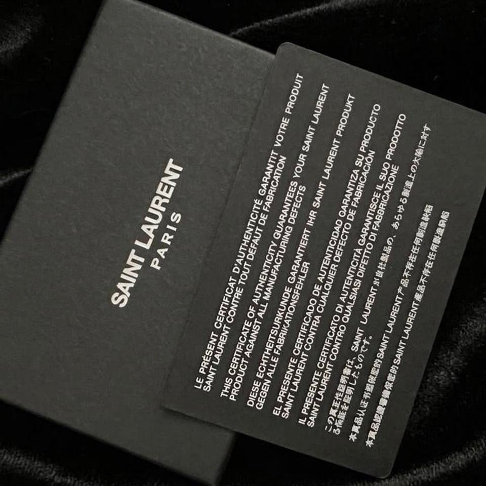 Saint Laurent YSL Opyum Heels Black Patent w/ Gold Logo