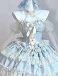 Blue Rose Princess Dress Set